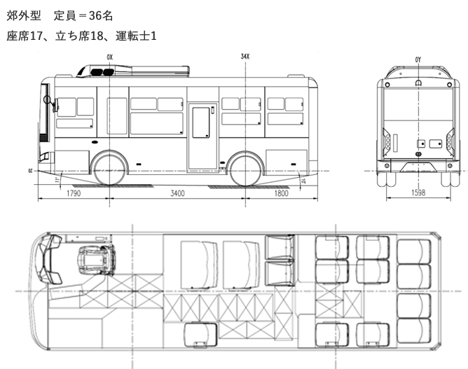 新小型バス ECITY L7 郊外型